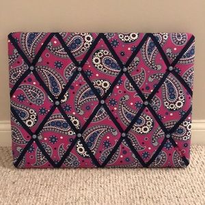 Vera Bradley padded bulletin board